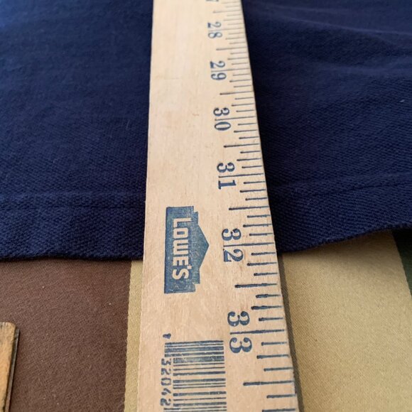 VTG Ralph Lauren Chaps Golf Polo Blocked Colors Large Spell Out on Back Preppy - Picture 8 of 9